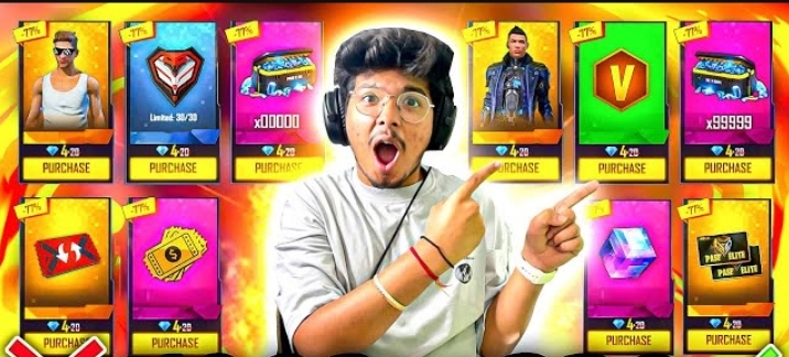 top 5 free fire youtubers in india