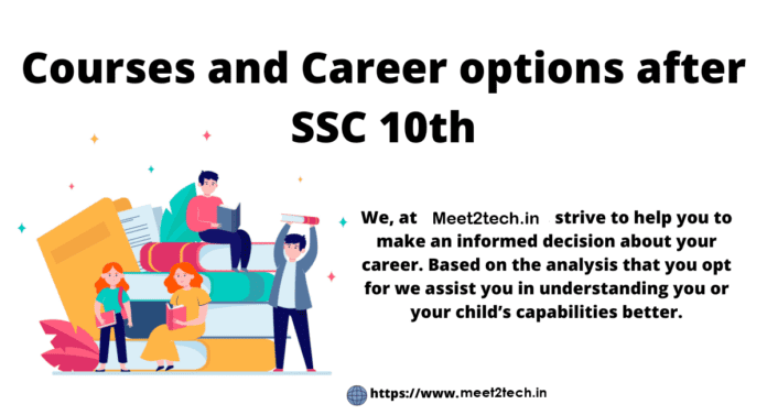 Courses and Career options after SSC 10th